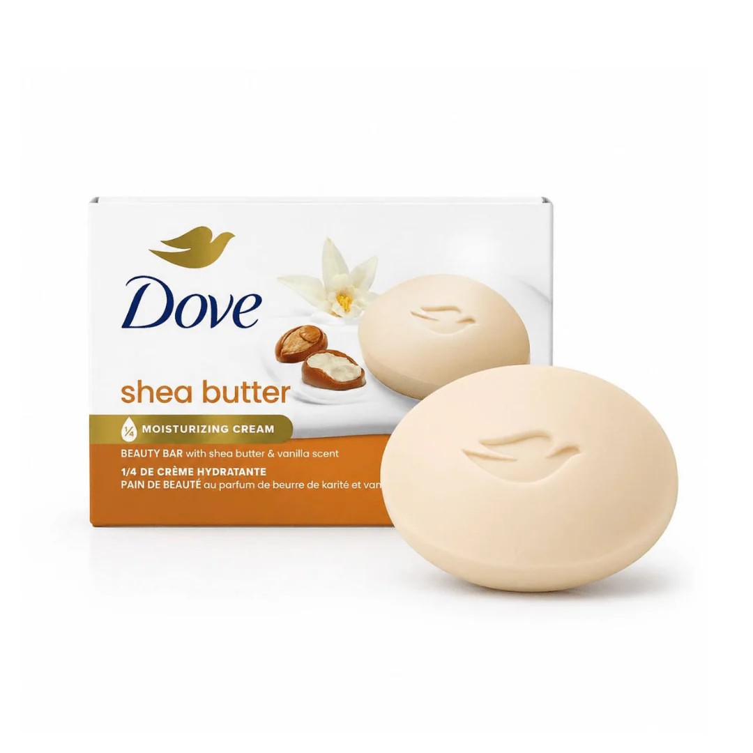 DOVE Shea Butter Beaty Soap Bar دوف صابون يرطب وينظف البشرة بلطف