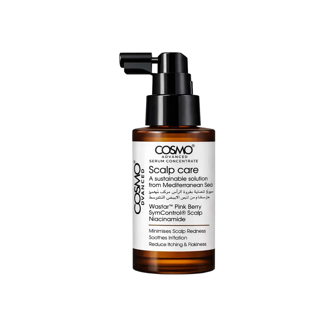 COSMO Advanced Serum Concentrate Scalp Care 60ML كوزمو سيروم العناية بفروة الرأس يمنح الشعر صحة ولمعانًا