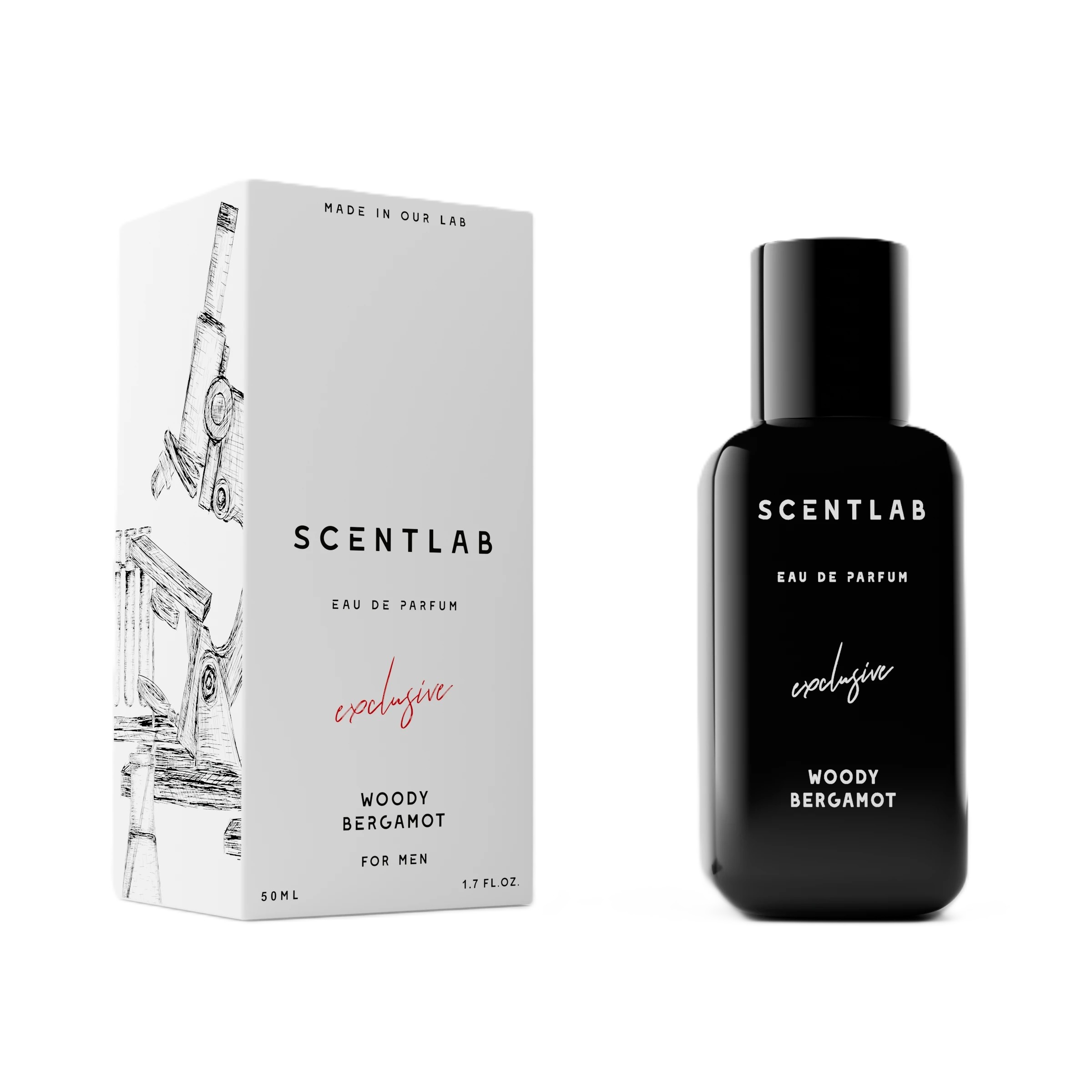 SCENTLAB WOODY BERGAMOT Exclusive Eau de parfum 50ml عطر للرجال