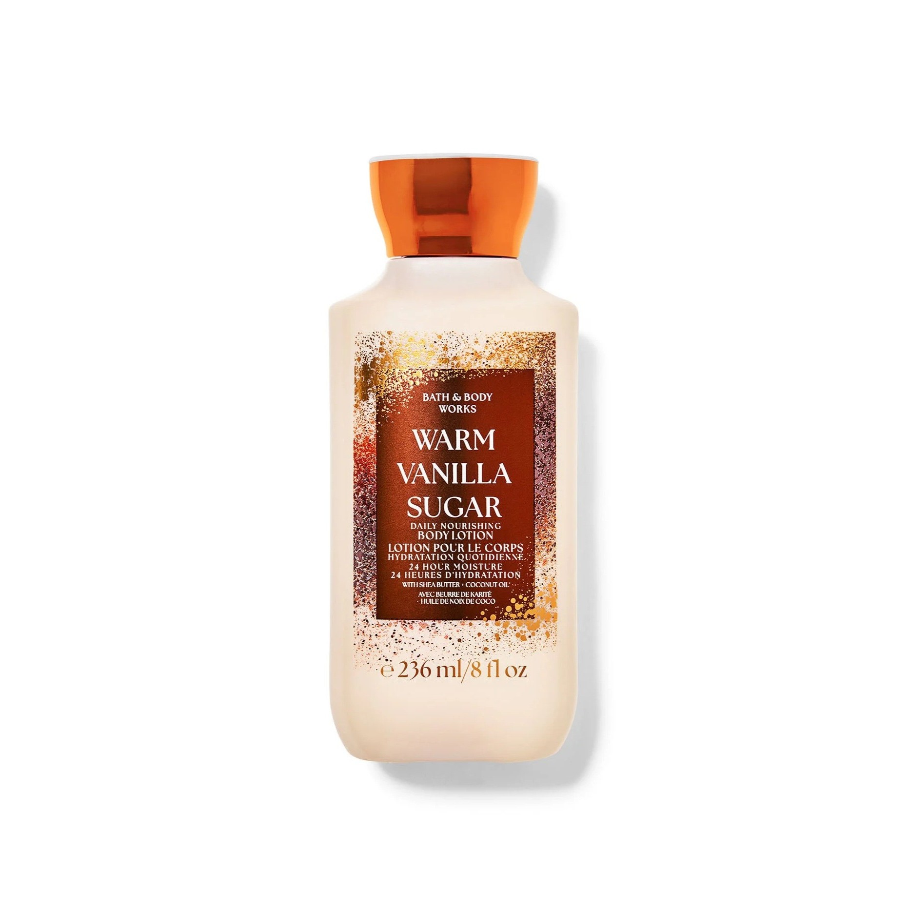 BATH AND BODY WORKS Body Lotion 236ml – Warm Vanilla Sugar  باث اند بادي ووركس لوشن مرطب للجسم برائحة الفانيلا