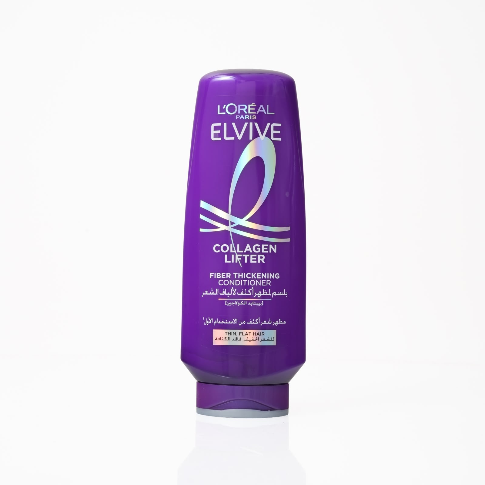 L'ORÉAL PARIS ELVIVE COLLAGEN LIFTER FIBER THICKENING CONDITIONER 360ml لوريال بالسم للعناية بالشعر الخفيف