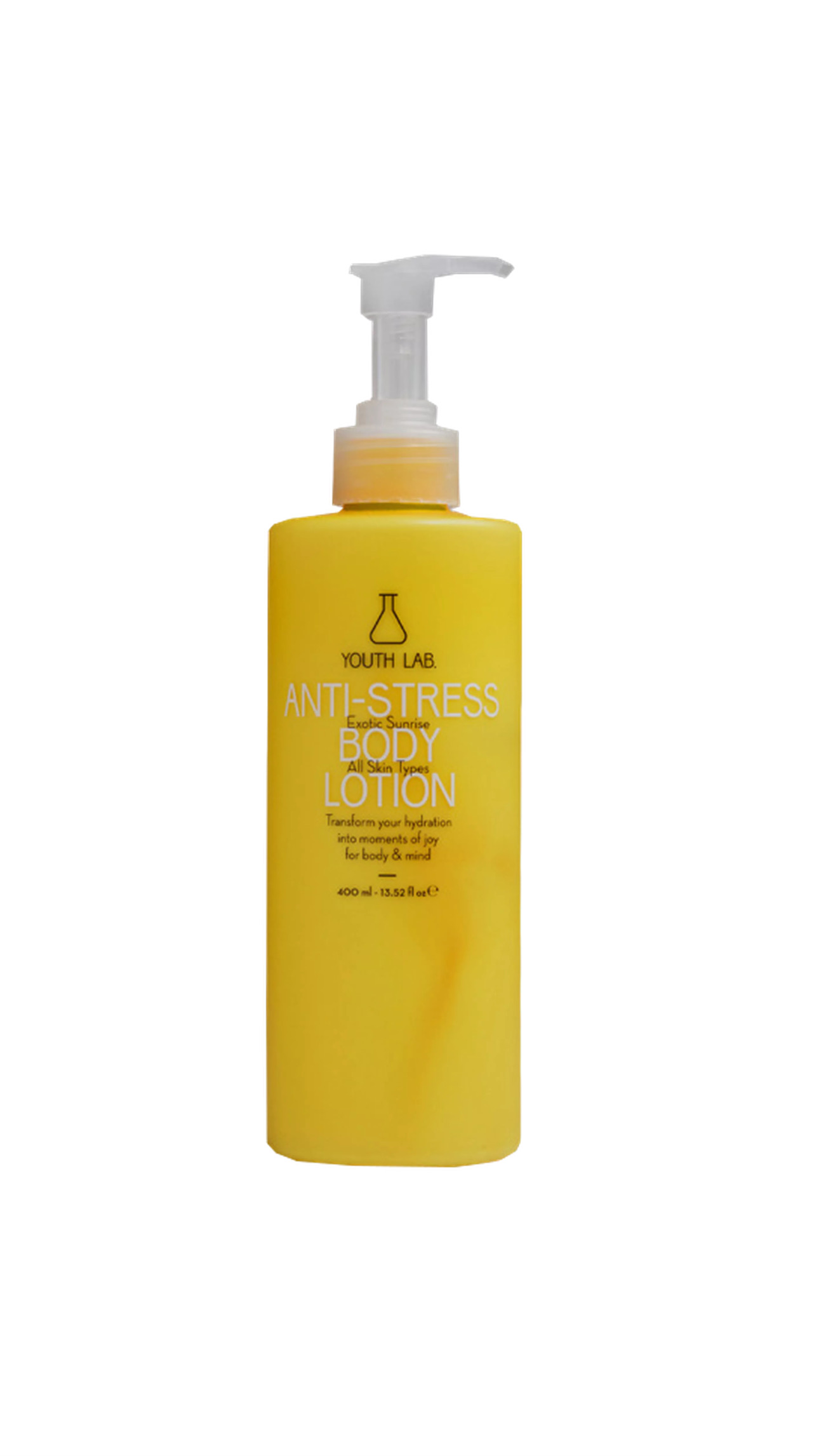 YOUTH LAB ANTI-STRESS EXOTIC SUNRISE BODY LOTION 400ml يوث لاب لوشن مضاد للاجهاد مرطب ومغذي للجسم