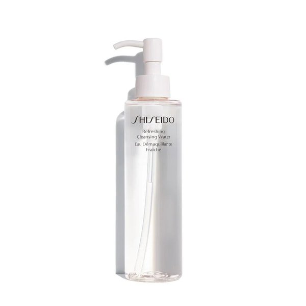 SHISEIDO Refreshing Cleansing Water 180ml شيسيدو منظف مائي لطيف يزيل الشوائب والمكياج