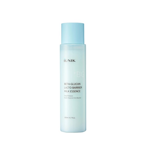 IUNIK Beta-Glucan Lacto Barrier Milk Essence 200ml  ايونيك اسنس حليبي يرطب البشرة ويدعم حاجزها 