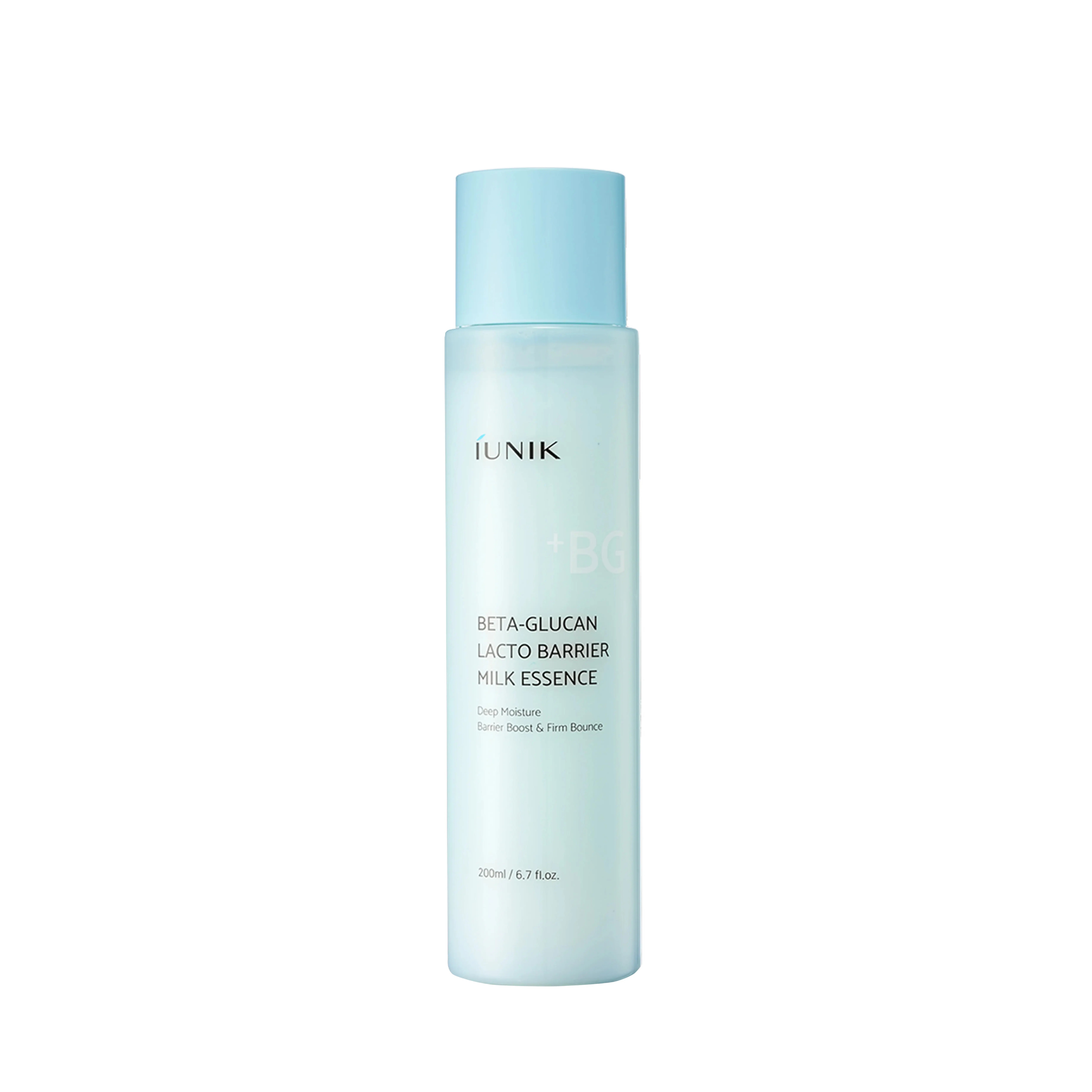 IUNIK Beta-Glucan Lacto Barrier Milk Essence 200ml ايونيك اسنس حليبي يرطب البشرة ويدعم حاجزها