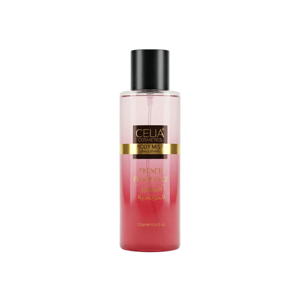 CELIA COSMETICS Body Mist - French Fragrance 250ml سيليا عطر مسك بودري فاخر للجسم