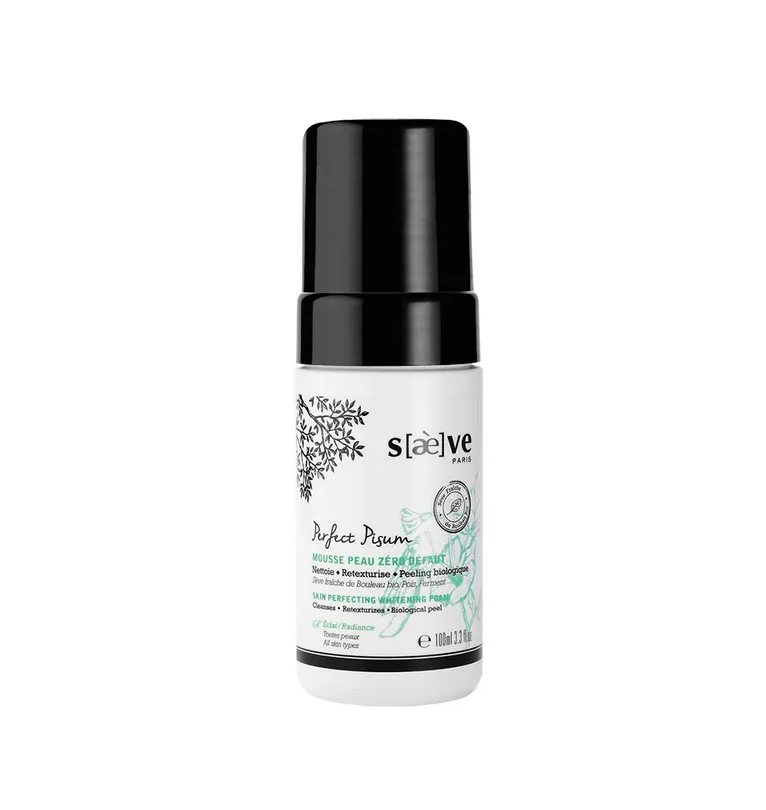 SAEVE PARIS Perfect Pisum Skin Protect Whitening Foam 100ml ساييف غسول رغوي ينظف البشرة، يقشرها بلطف، يقلل العيوب والمسام والبقع