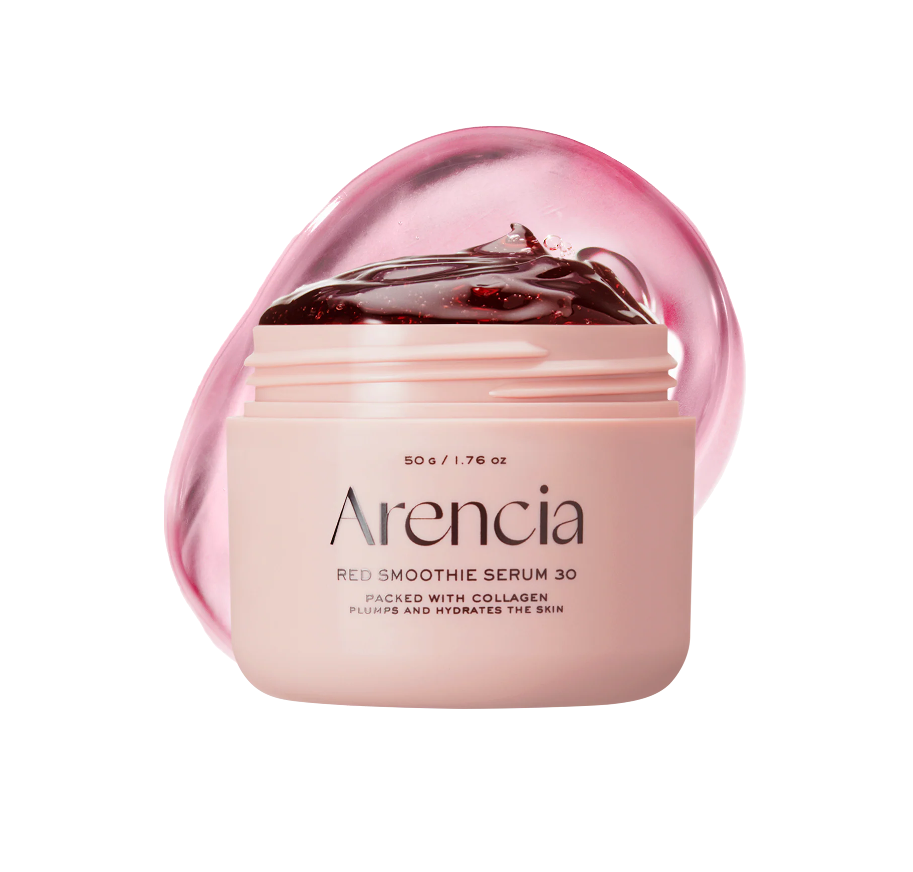 ARENCIA Red Smoothie Serum 30 50g أرينسيا سيروم كولاجين ليلي يرطب بعمق، يدعم مرونة البشرة و يحسن مظهر المسام