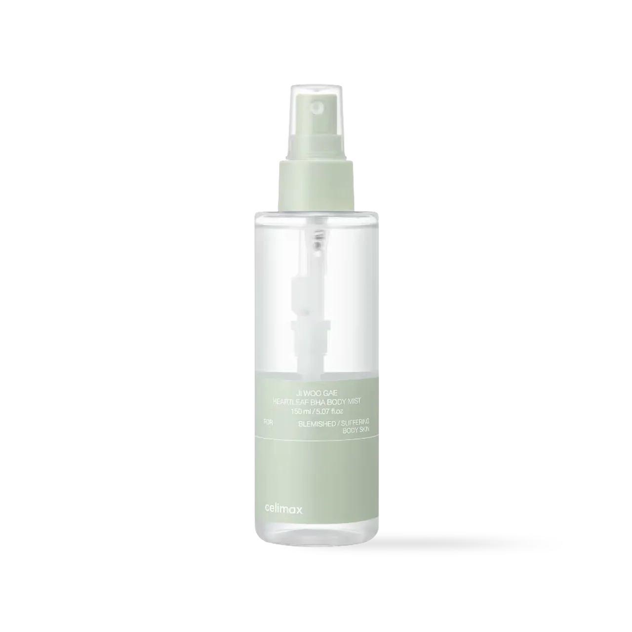 CELIMAX Heartleaf BHA Body MIst 150ml سيليماكس رذاذ جسم مقشر ينظف المسام، يهدئ البشرة، ويفتحها