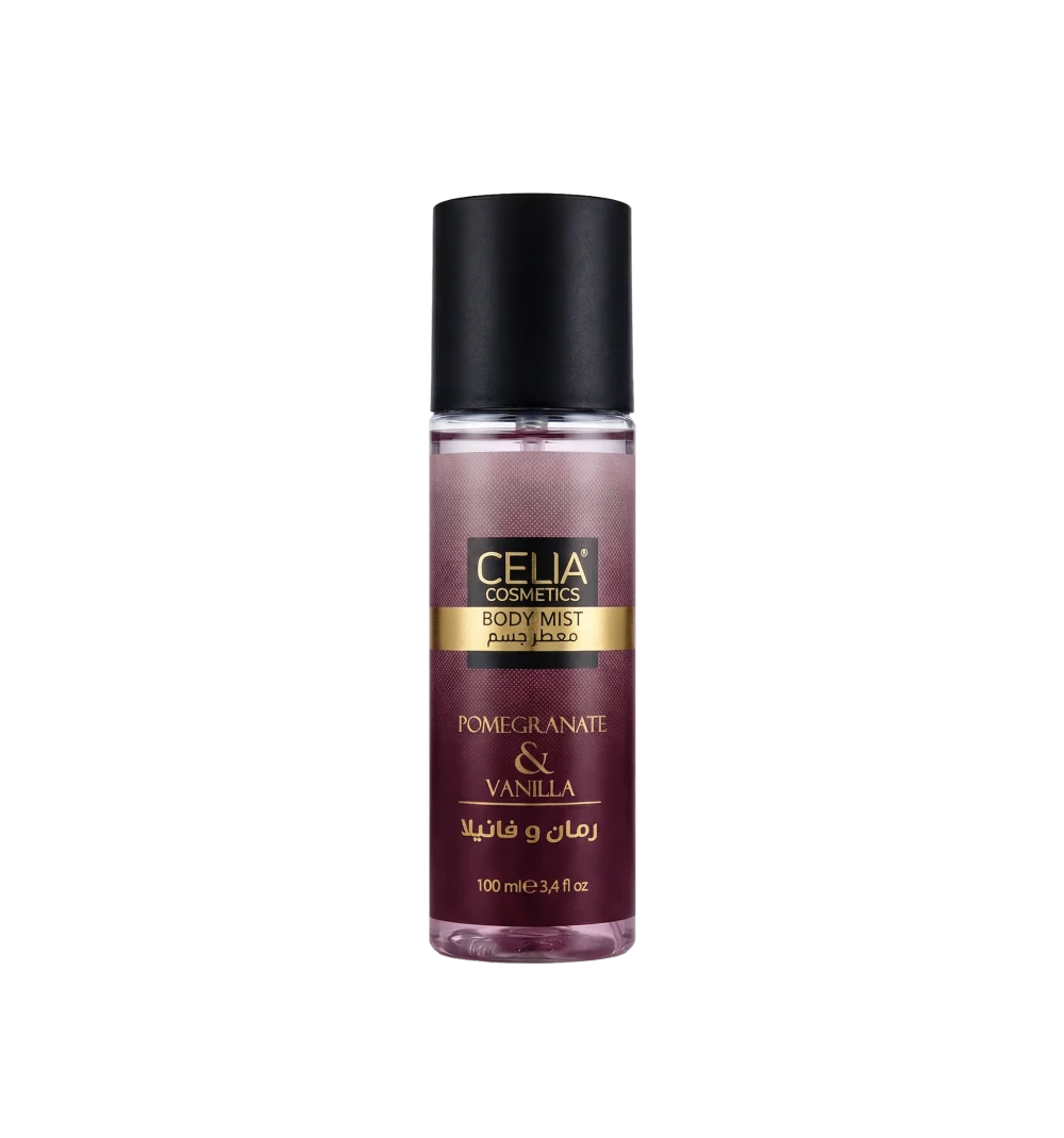 CELIA Body Mist With Pomegranate & Vanilla 100ml سيليا عطر للجسم بالرمان و الفانيلا