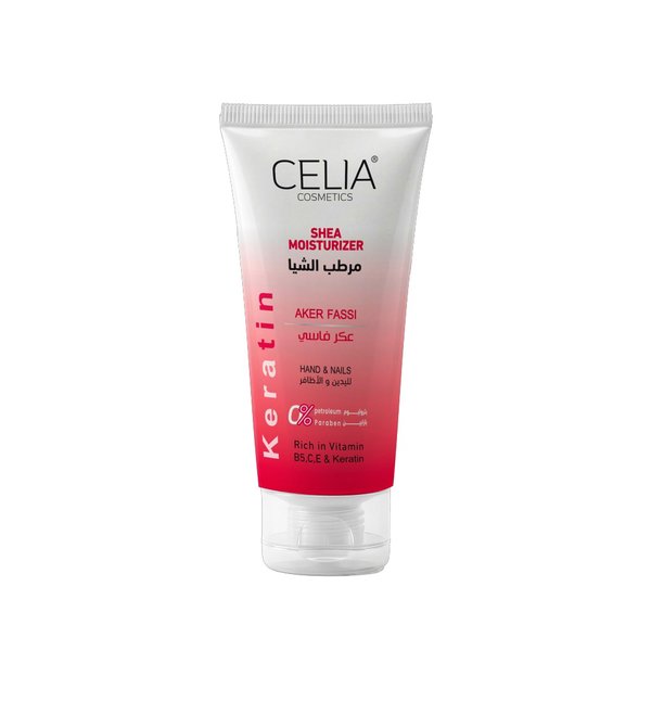 CELIA COSMETICS Shea Moisture Aker Fassi Hand & Nail Cream 50ml سيليا كريم  يرطب اليدين، ينعّم البشرة، ويعتني بالأظافر 