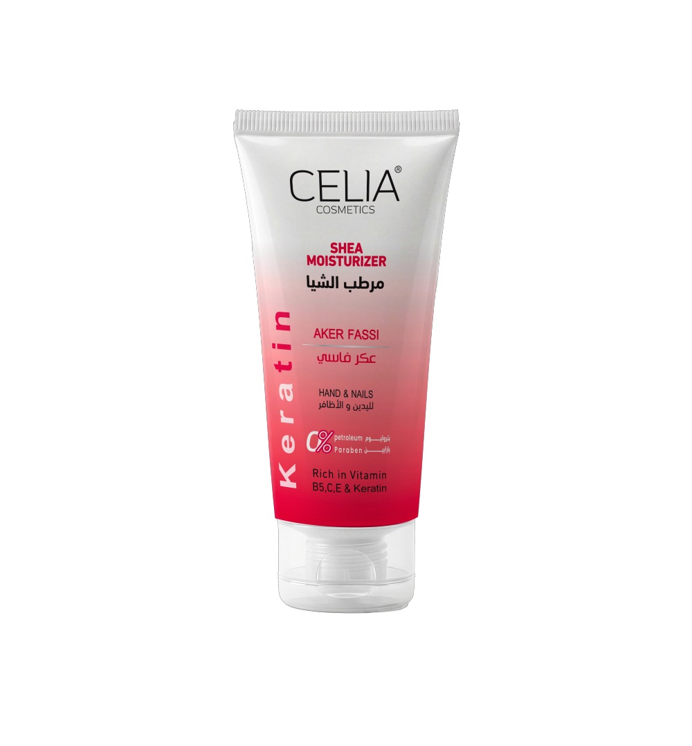 CELIA COSMETICS Shea Moisture Aker Fassi Hand & Nail Cream 50ml سيليا كريم  يرطب اليدين، ينعّم البشرة، ويعتني بالأظافر 