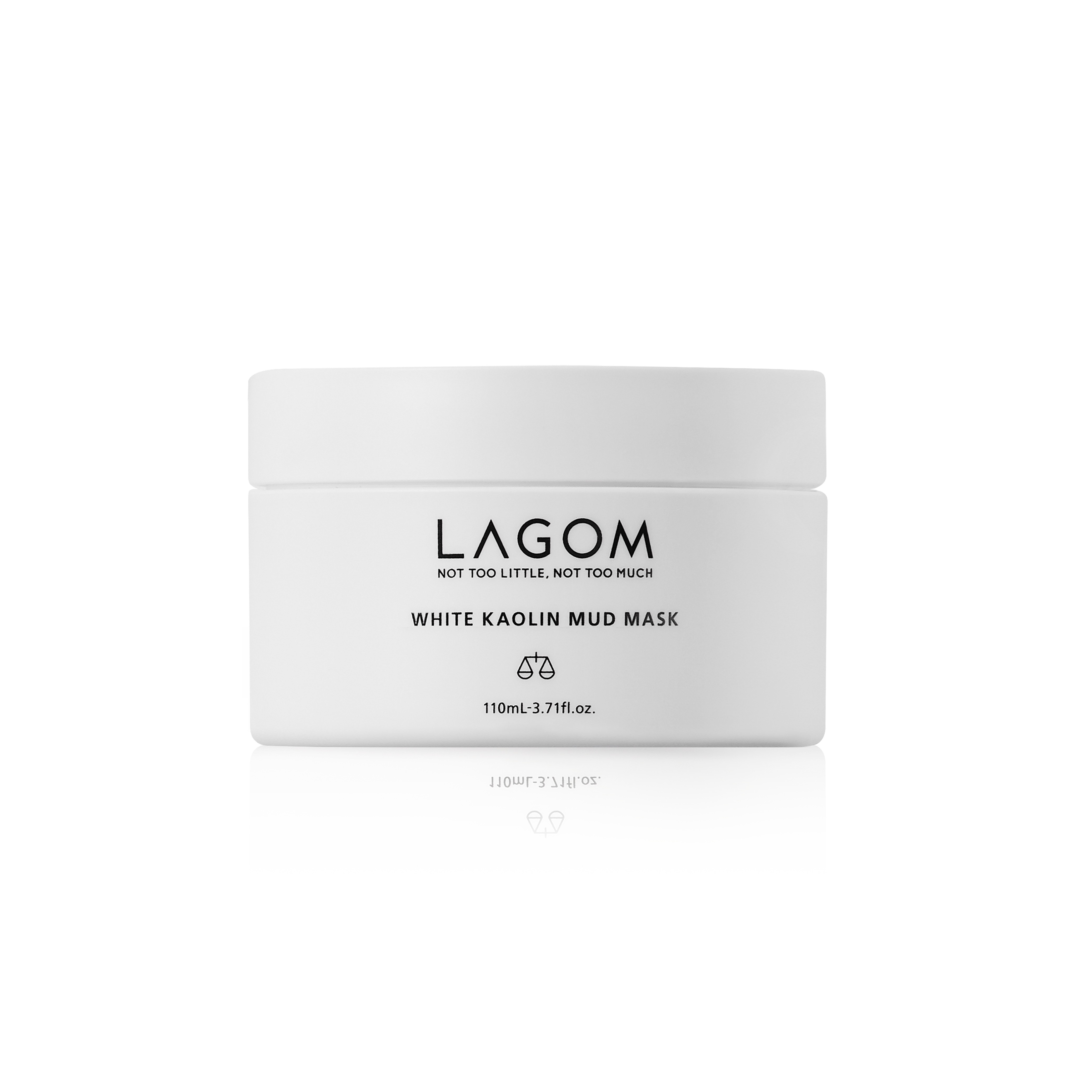 LAGOM White Kaolin Mud Mask 110ml لاكوم ماسك الطين الابيض المنقي والمنظف لمسام البشرة