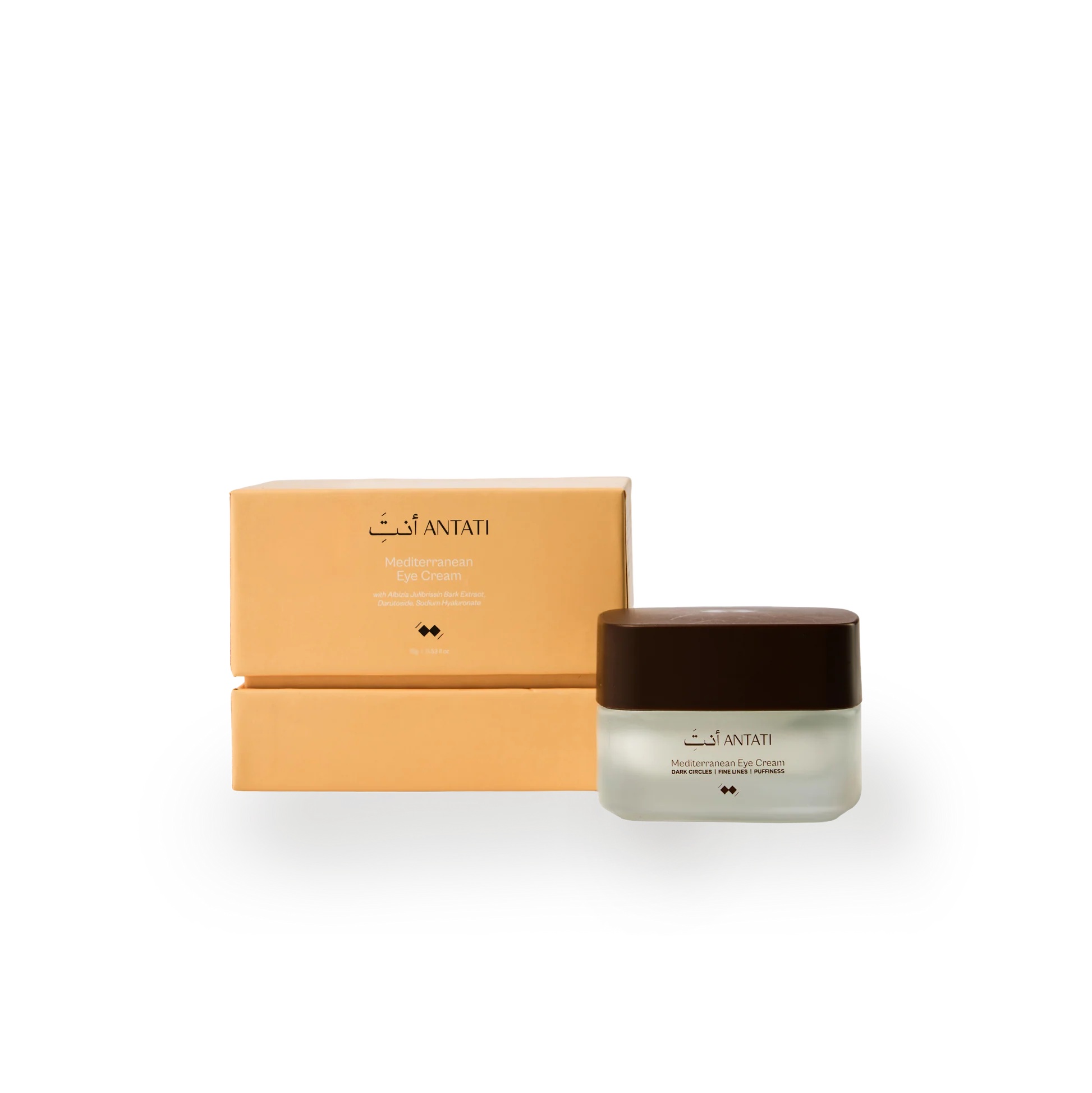 ANTATI Mediterranean Eye Cream 15g  أنتِ كريم مرطب يساعد على تقليل الانتفاخ ومظهر الخطوط الدقيقة لمنطقة تحت العين