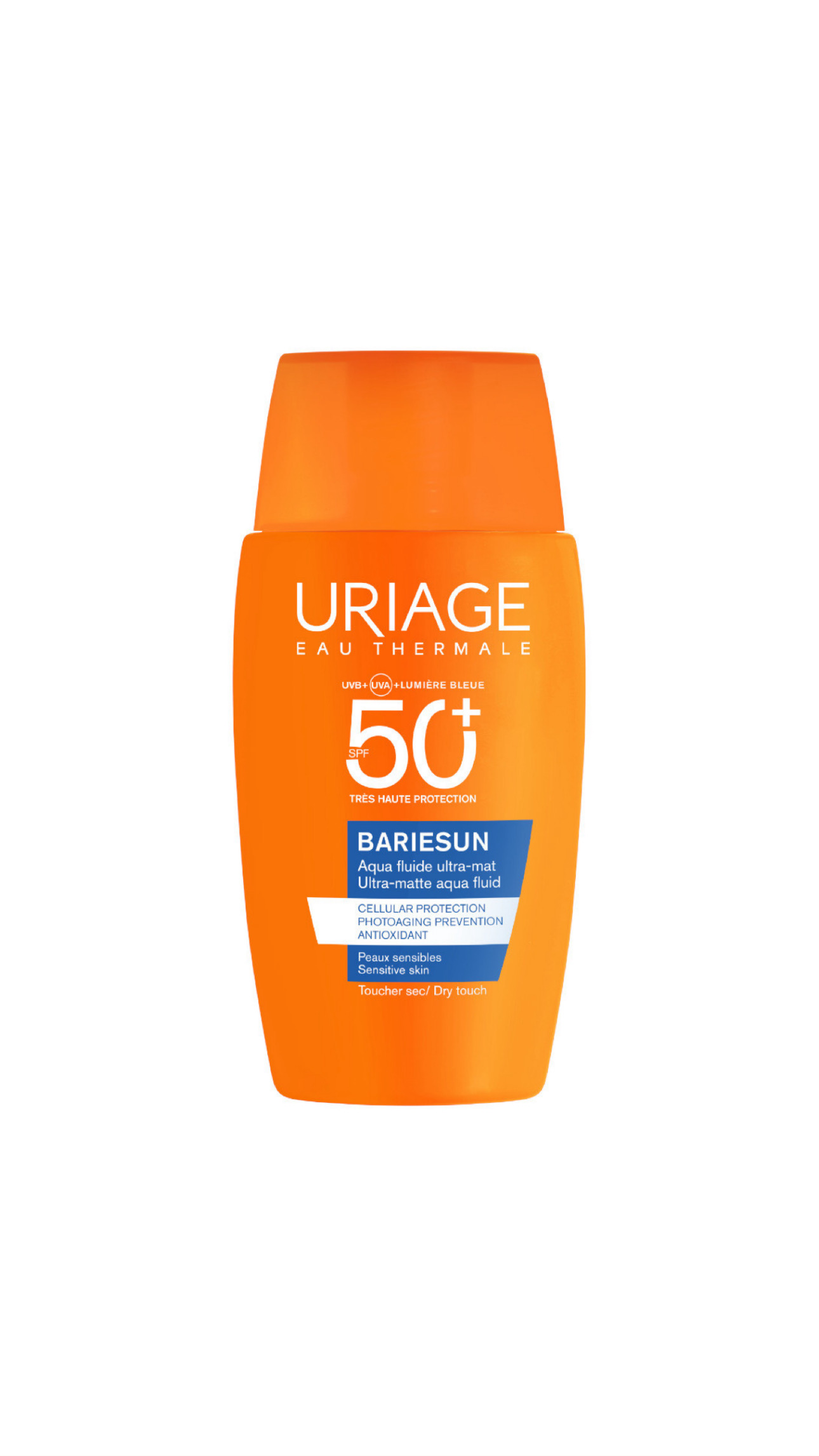 URIAGE EAU THERMALE BARIÉSUN AQUA FLUIDE ULTRA-MAT SPF50+ 50ML يورياج واقي شمس للبشرة المختلطة والدهنية