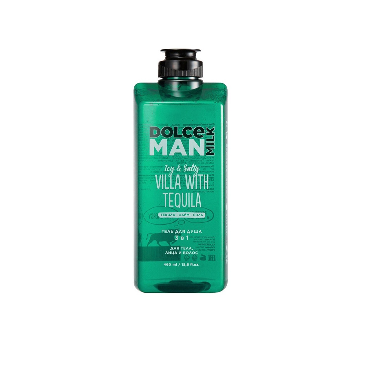DOLCE MAN MILK Icy & Salty Villa With Tequila Shower Gel For Men 460ml دولتشي ميلك جل استحمام رجالي