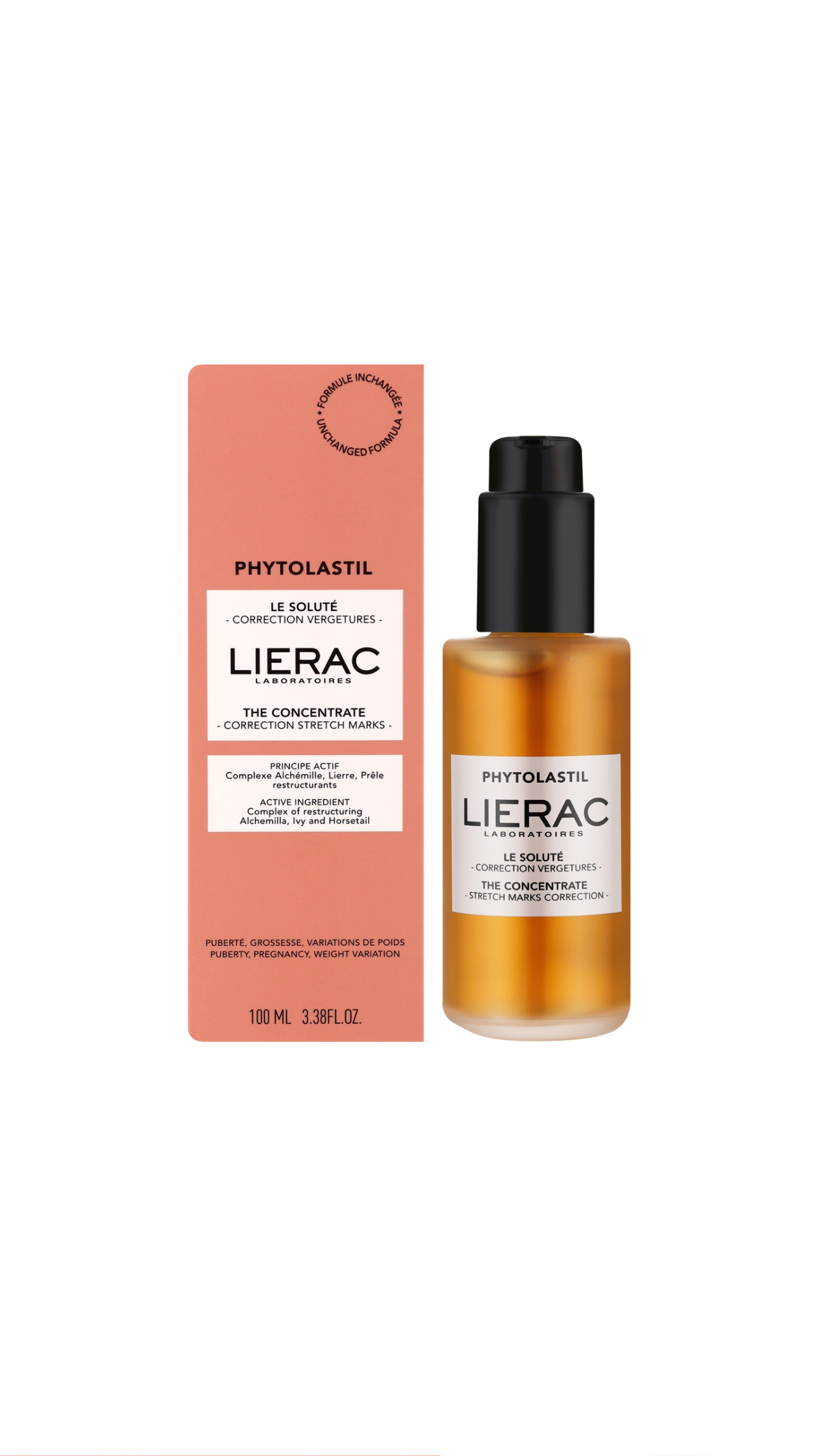 LIERAC PHYTOLASTIL THE CONCENTRATE STRETCH MARKS CORRECTION 100ml ليراك سيروم مركز مخصص لتصحيح وتقليل علامات تمدد الجلد