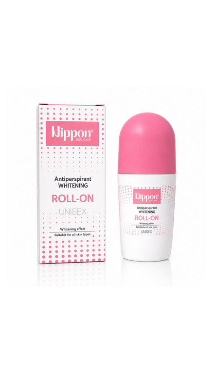 NIPPON SKIN CARE ANTIPERSPIRANT WHITENING ROLL-ON UNISEX نيپون رول مضاد للتعرق