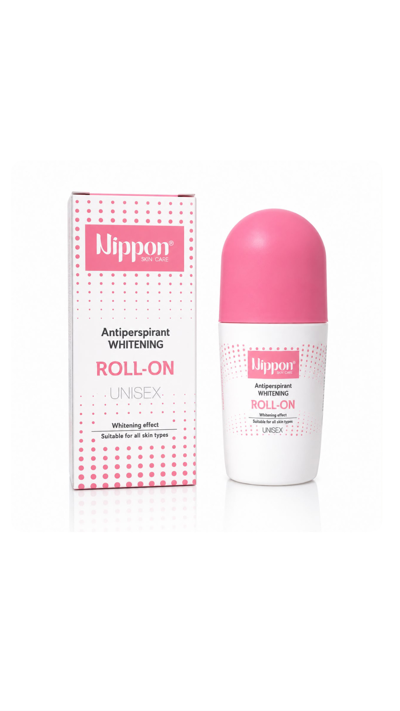 NIPPON SKIN CARE ANTIPERSPIRANT WHITENING ROLL-ON UNISEX نيپون رول مضاد للتعرق