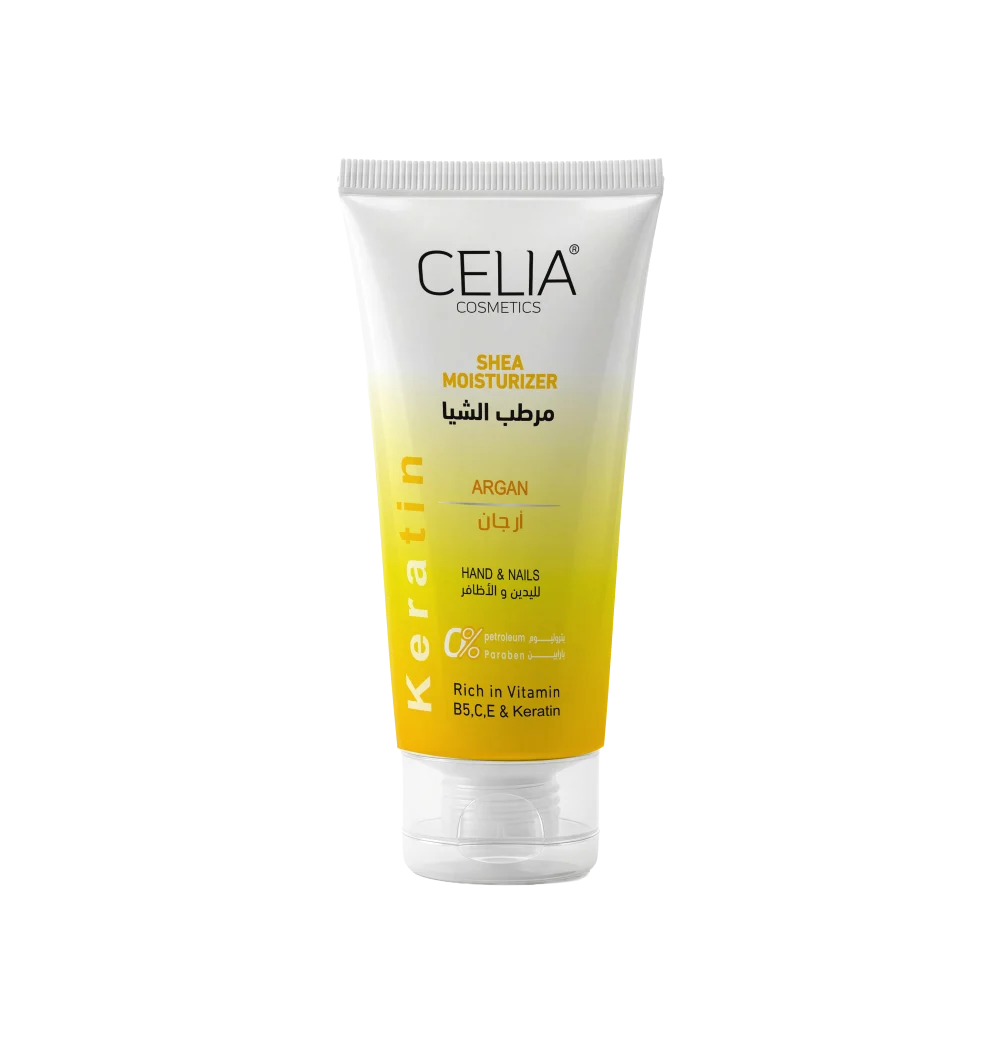 CELIA COSMETICS Shea Moisture Argan Hand & Nail Cream 50ml سيليا كريم  يرطب اليدين، ينعّم البشرة، ويعتني بالأظافر 
