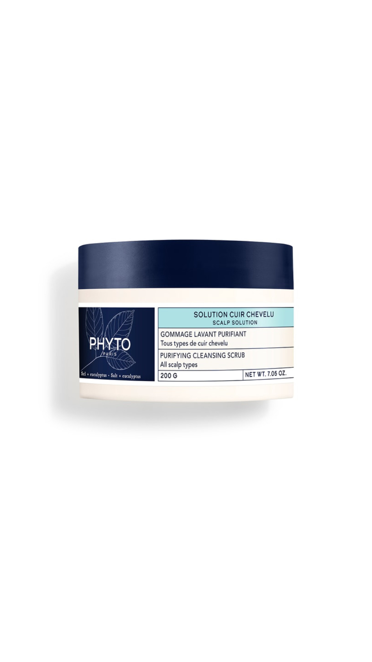 PHYTO PARIS SCALP SOLUTION PURIFYING CLEANSING SCRUB 200g فيتو مقشر منقي ومنظف لفروة الرآس 