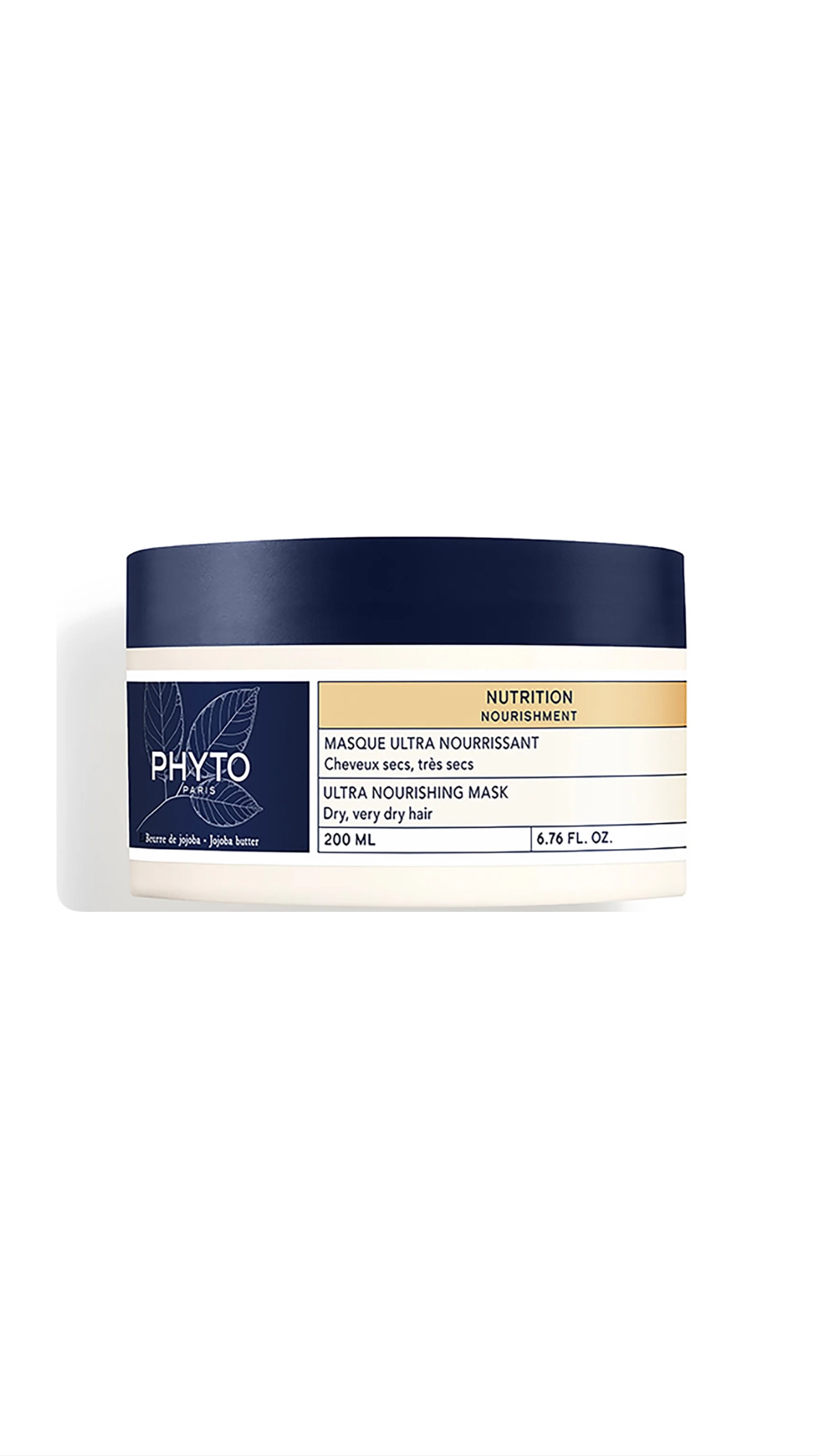PHYTO PARIS NUTRITION NOURISHMENT MASQUE ULTRA NOURISSANT ULTRA NOURISHING MASK 200ml فيتو ماسك مغذي ومرطب للشعر