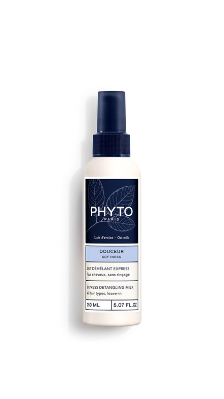PHYTO PARIS DOUCEUR SOFTNESS EXPRESS DETANGLING MILK ALL HAIR TYPES, LEAVE-IN 150ml فيتو سبراي ليڤ ان لفك تشابك الشعر