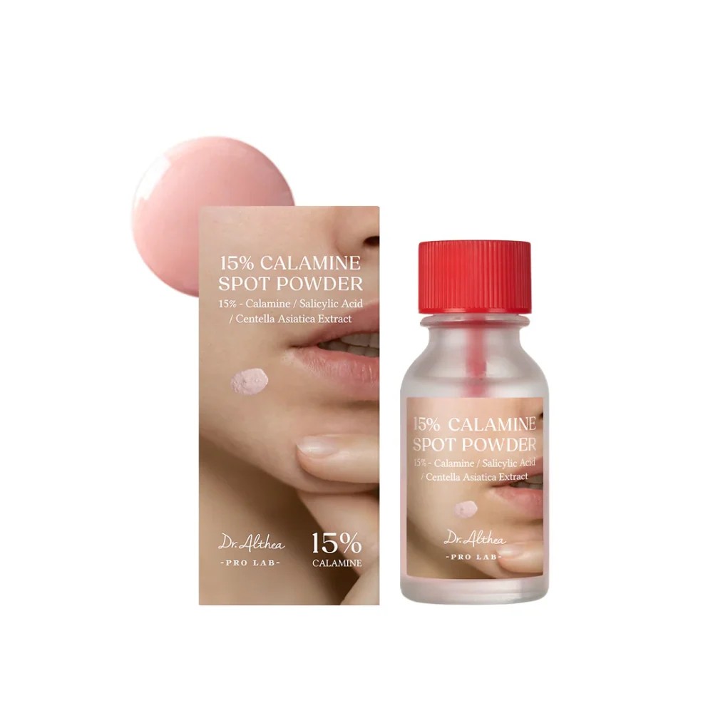 DR.ALTHEA 15% Calamine Spot Powder 15ml دكتور الثيا محلول بودرة يهدئ البشرة المتهيجة، ويخفف الاحمرار و مظهر الحبوب