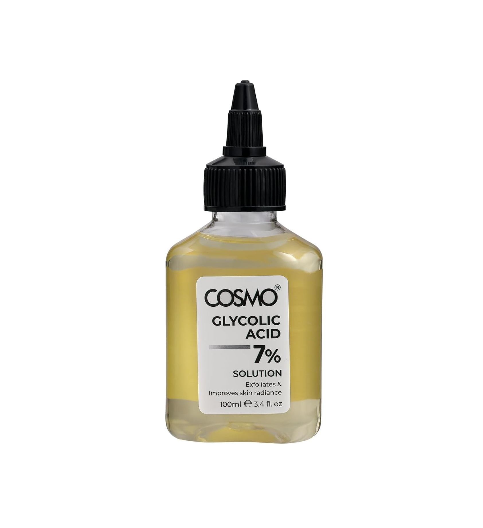COSMO Glycolic Acid 7% Solution 100ml كوزمو محلول يقشر البشرة بلطف، يعزز إشراقتها، يوحد لونها