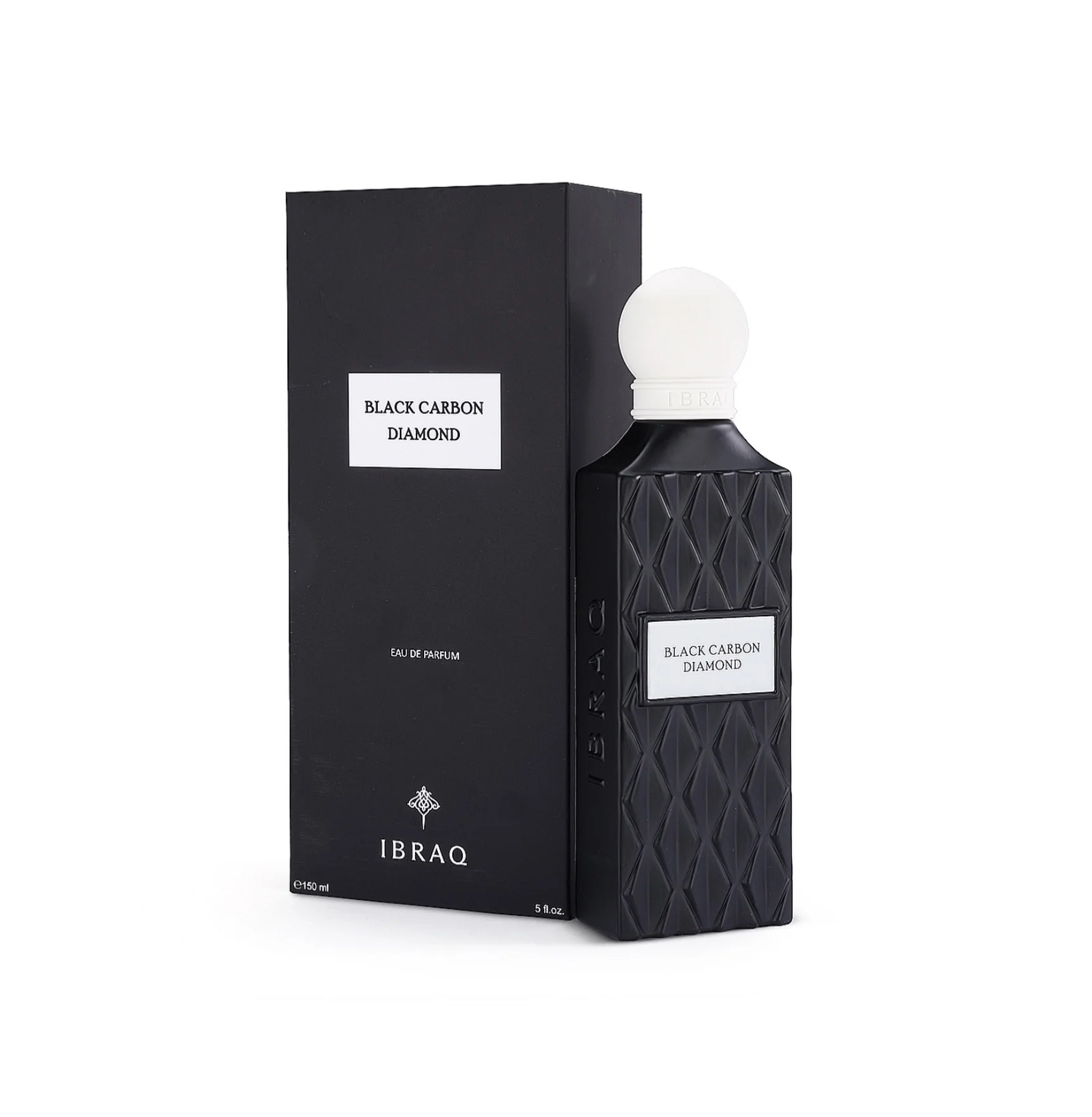 IBRAQ Black Carbon Diamond Eau De Parfum For Women 150ml ابراق عطر للرجال 