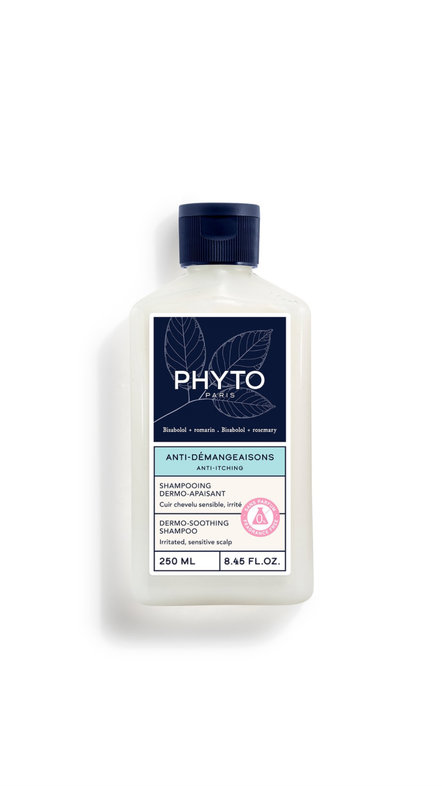 PHYTO PARIS DERMO-SOOTHING SHAMPOO ANTI-ITCHING 250ml فيتو شامبو مضاد للحكة ومهدئ للفروة