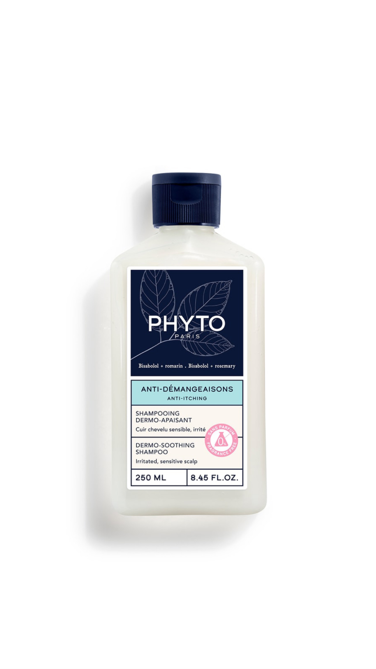 PHYTO PARIS DERMO-SOOTHING SHAMPOO ANTI-ITCHING 250ml فيتو شامبو مضاد للحكة ومهدئ للفروة