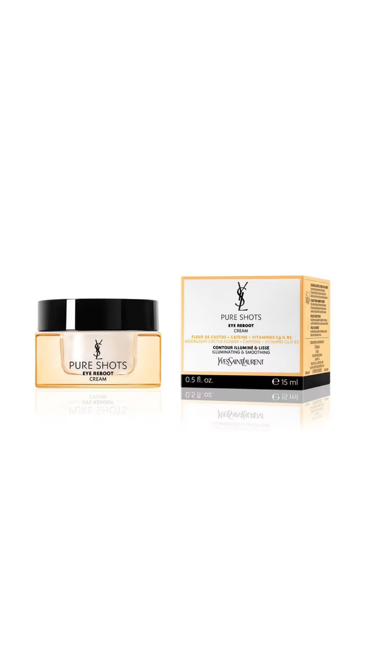 YVES SAINT LAURENT PURE SHOTS EYE REBOOT CREAM 15ml إيڤ سان لوران كريم متطور للعناية بمنطقة حول العين
