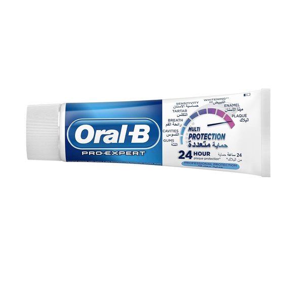 ORAL-B Pro-expert Professional Protection Toothpaste 75ml أورال-بي معجون أسنان يوفر حماية متقدمة من التسوس 