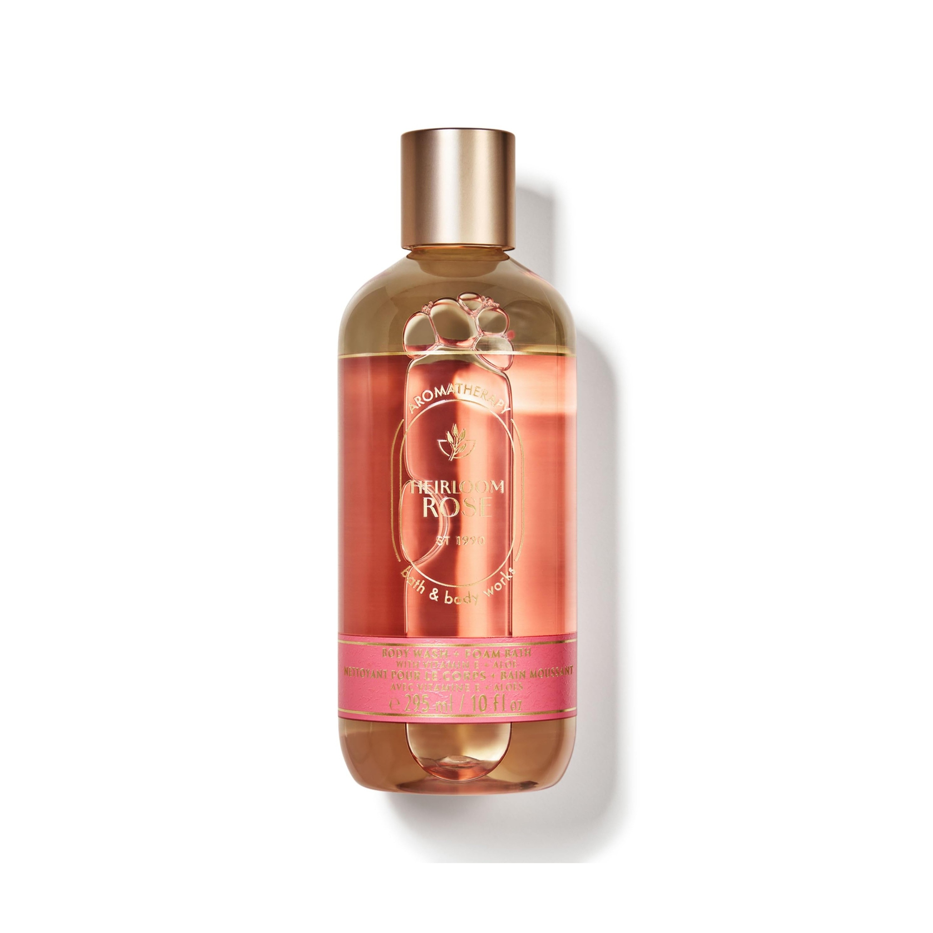 BATH & BODY WORKS Body Wash & Foam Bath 295ml - Heirloom Rose  باث اند بادي ووركس غسول رغوي مرطب للجسم  برائحة الورد