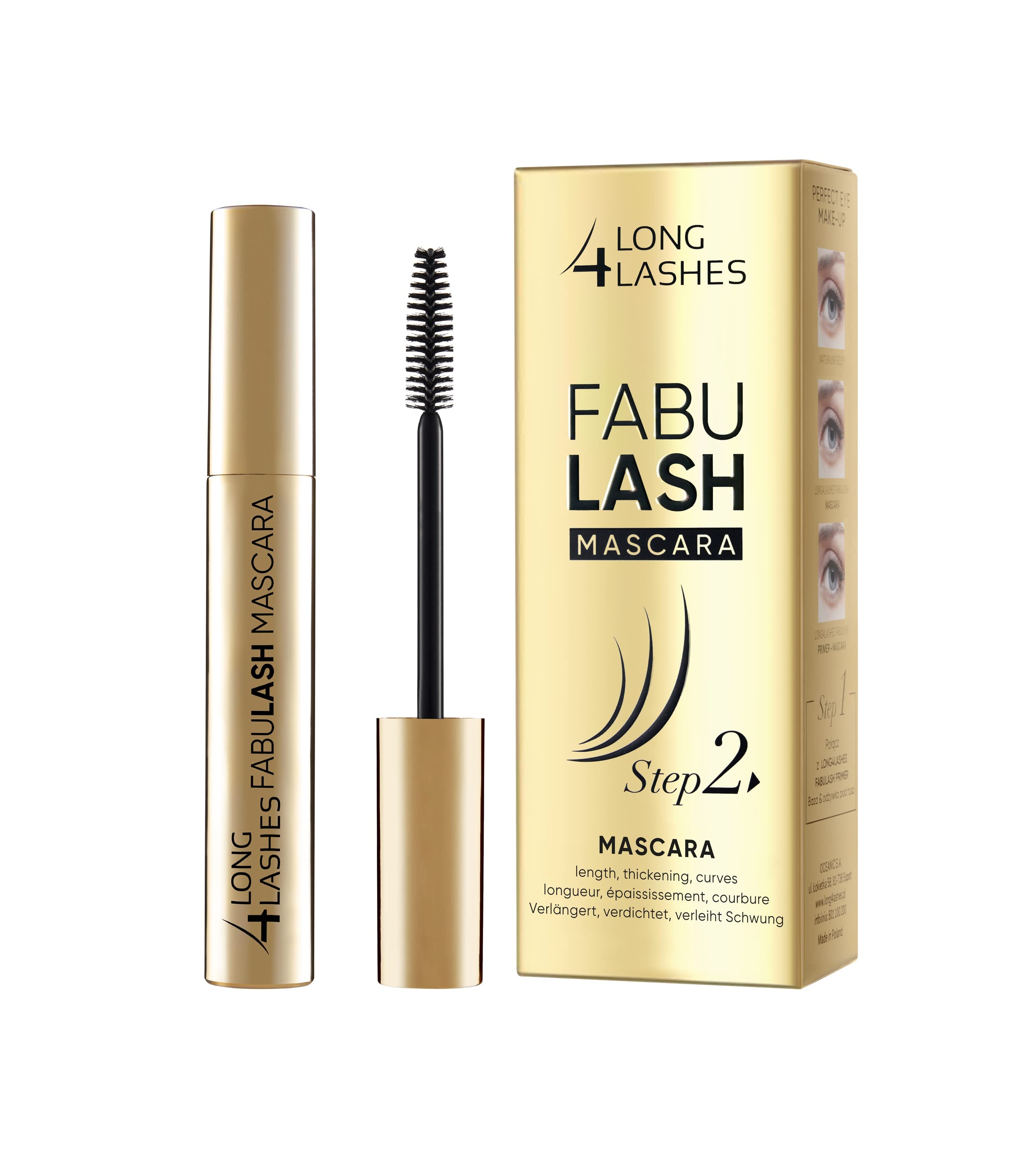 LONG 4 LASHES Fabu Lash Mascara - STEP 2 لونك فور لاشيز مسكارا رموش تعطي طولا و كثافة