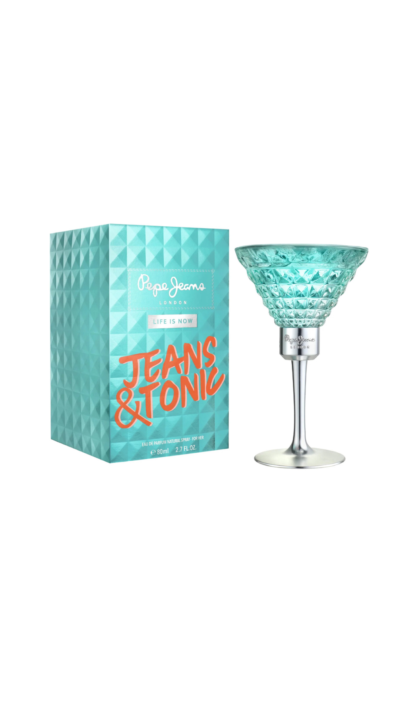 PEPE JEANS LONDON LIFE IS NOW JEANS & TONIC FOR HER 80ml بيبي جينز عطر للجنسين