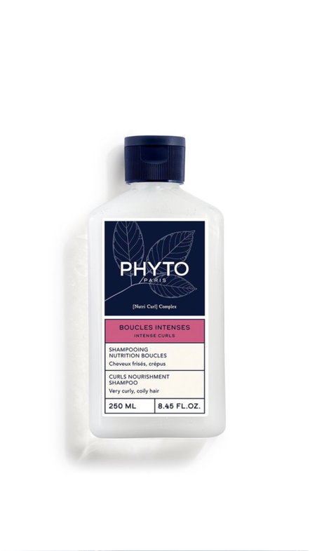 PHYTO PARIS BOUCLES INTENSES INTENSE CURLS CURLS NOURISHMENT SHAMPOO 250ml فيتو شامبو مغذي للشعر الكيرلي والمجعد