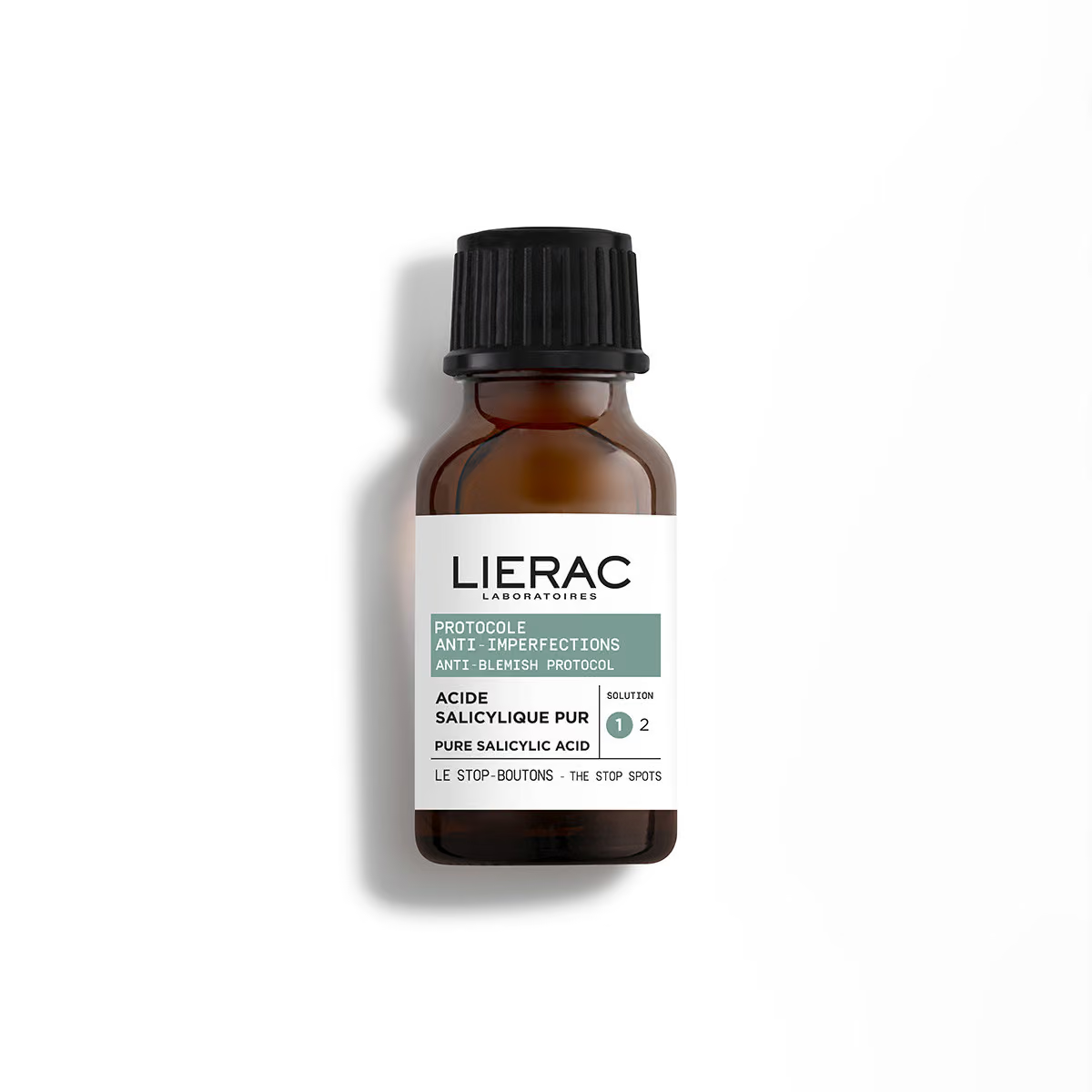 LIERAC Protocole Anti-Imperfections Le Stop-Boutons 15ml لايراك معالج يساعد على تنقية البشرة وتقليل ظهور البثور