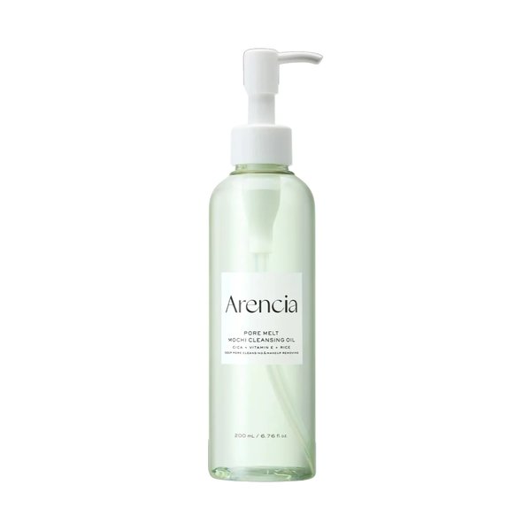 ARENCIA Pore Melt Mochi Cleansing Oil 200ml ارينسيا زيت لتنظيف المسام يزيل المكياج والزيوت، يرطب البشرة ويهدئها