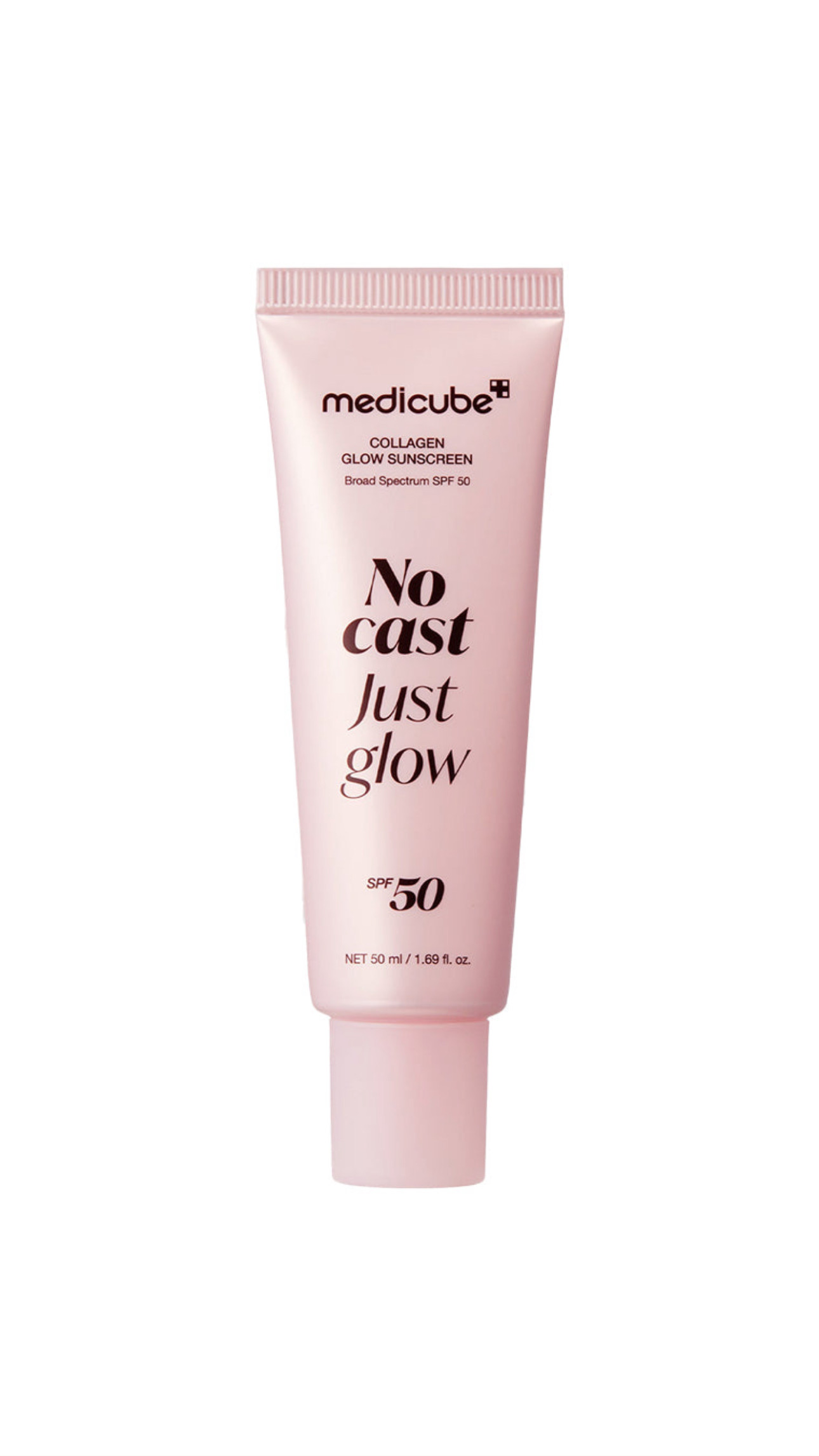 MEDICUBE COLLAGEN GLOW SUNSCREEN BROAD SPECTRUM SPF 50 50ml ميديكيوب واقي شمس للبشرة بالكولاجين