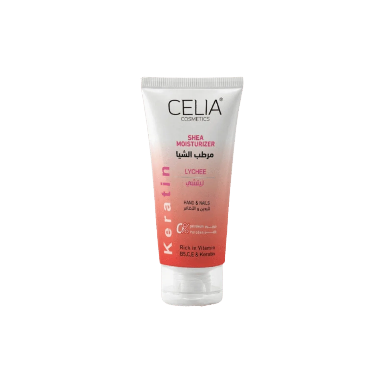 CELIA COSMETICS Shea Moisture Lychee Hand & Nail Cream 50ml سيليا كريم  يرطب اليدين، ينعّم البشرة، ويعتني بالأظافر