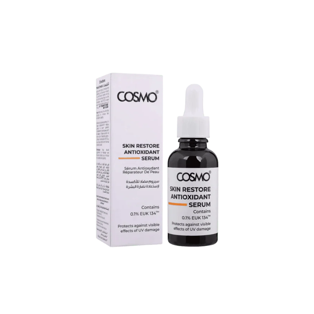 COSMO Skin Restore Antioxidant Serum 30ml كوزمو سيروم مضاد لعلامات التقدم بالعمر، يرطب بعمق، ويحسن مظهر الخطوط