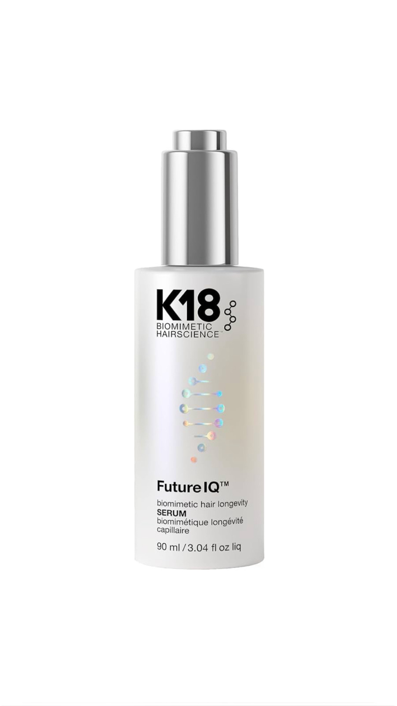 K18 BIOMIMETIC HAIRSCIENCE FUTURE IQ BIOMIMETIC HAIR LONGEVITY SERUM 90ml سيروم متطور للعناية بفروة الرآس