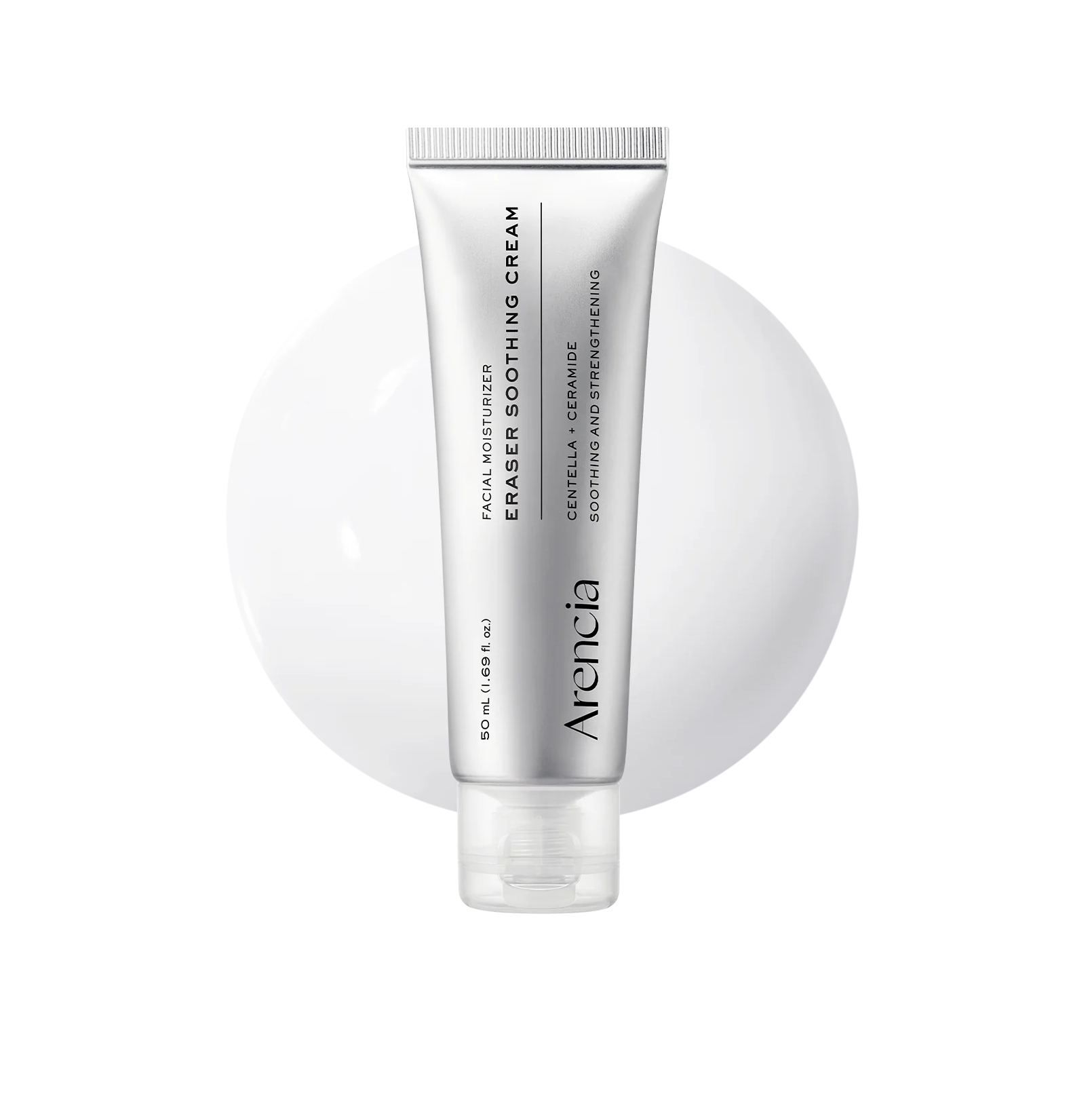 ARENCIA Facial Moisturizer Eraser Soothing Cream 50ml ارينسيا كريم مهدئ بالسنتيلا والسيراميد يهدئ الاحمرار، يرطب البشرة، ويدعم حاجزها