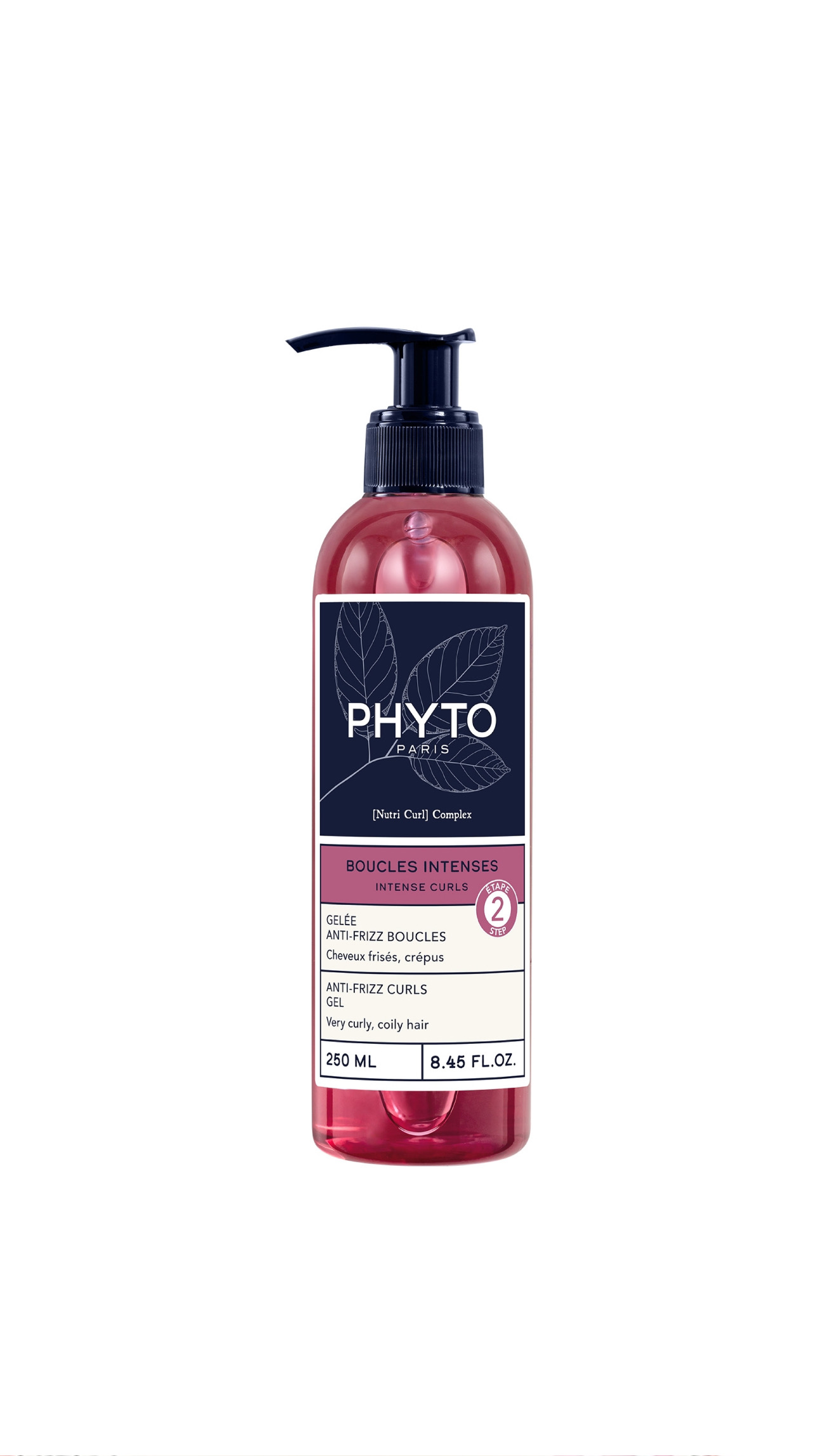 PHYTO PARIS BOUCLES INTENSES INTENSE CURLS [NUTRI CURL] COMPLEX ANTI-FRIZZ CURLS GEL 250ml فيتو جل للعناية بالشعر الكيرلي والمجعد