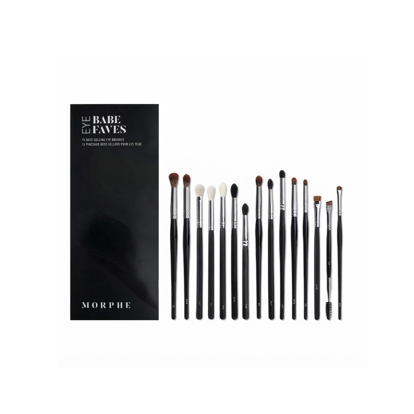 MORPHE Babe Faves 15-Piece Best-Selling Eye Brush Collection مورفي مجموعة فرش متكاملة لمكياج العيون الحواجب