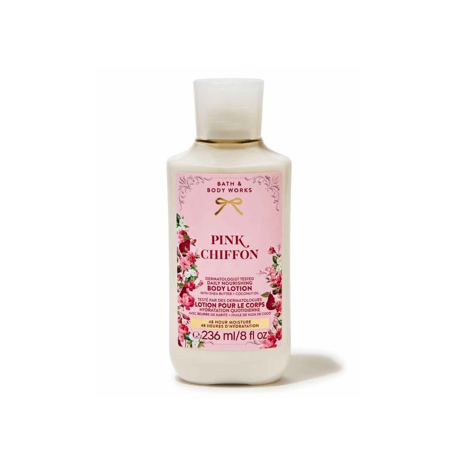 BATH AND BODY WORKS Body Lotion 236ml - Pink Chiffon  باث اند بادي ووركس لوشن مرطب للجسم
