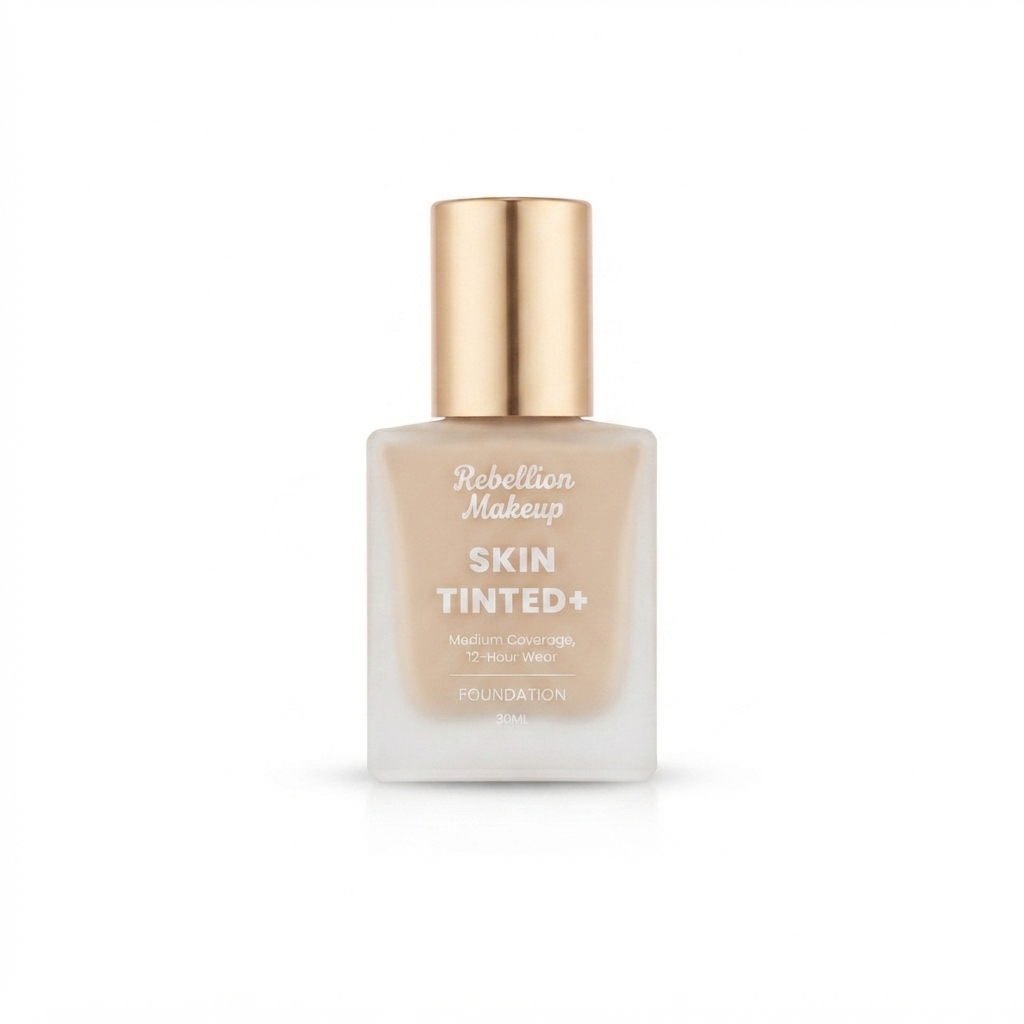 REBELLION MAKEUP Skin Tinted Medium Coverage 12-Hour Wear Foundation 30ml ريبيليون ميكاب كريم أساس بتغطية متوسطة