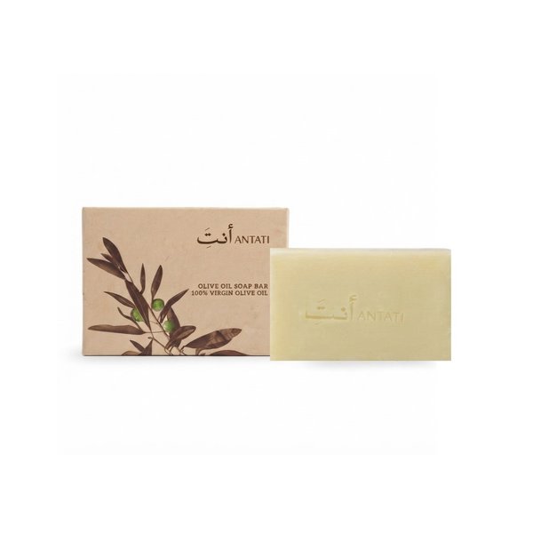 ANTATI Olive Cleanser Soap Bar 120g  أنتِ صابون زيت الزيتون منقي ومرطب للبشرة والجسم 
